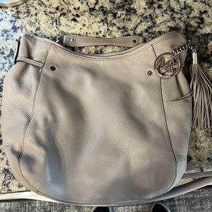 Michael Kors grey shoulder bag